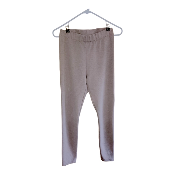 Tna Waffle Knit Butter Leggings, Taupe, Size Medium - Picture 3 of 11